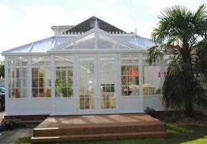 Gable end combination conservatory Gable end combination conservatory