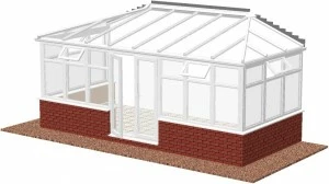 Hipped Lean-to conservatory Hipped Lean-to conservatory