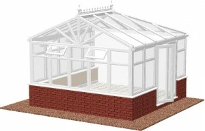 Hipped back Gable End DIY Conservatory