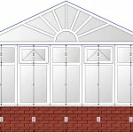 diy gable end with sunburst
