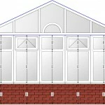 diy gable end with mullions