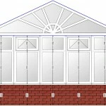diy gable end with star burst