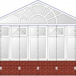 diy gable end with double sun burst
