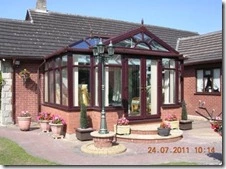 chris-sale rosewood P-shape conservatory