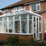 Hipped Edwardian with full height side wall