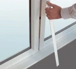 the cover strips are fiited to the cam buttons to cover the joint the cover strips are fiited to the cam buttons to cover the joint