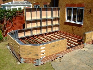 Fix Durabase bridging tile to the wall